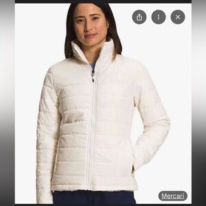 NWT The North Face Mossbud Insulated Reversible Jacket Gardenia White XS $149